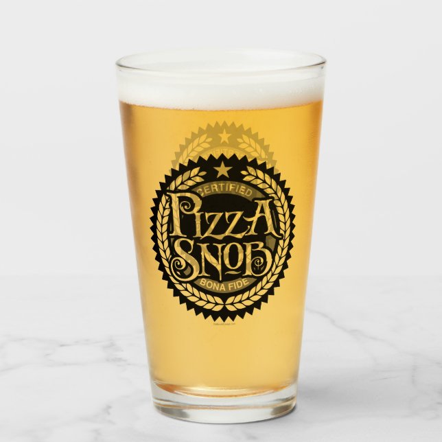 Pizza Snob - divertido amante de la pizza (Anverso (lleno))