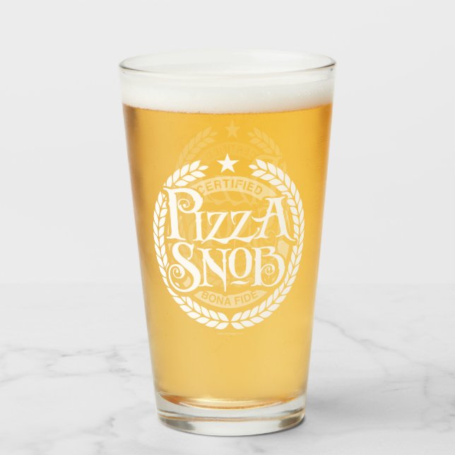 Pizza Snob - divertido amante de la pizza (Anverso (lleno))