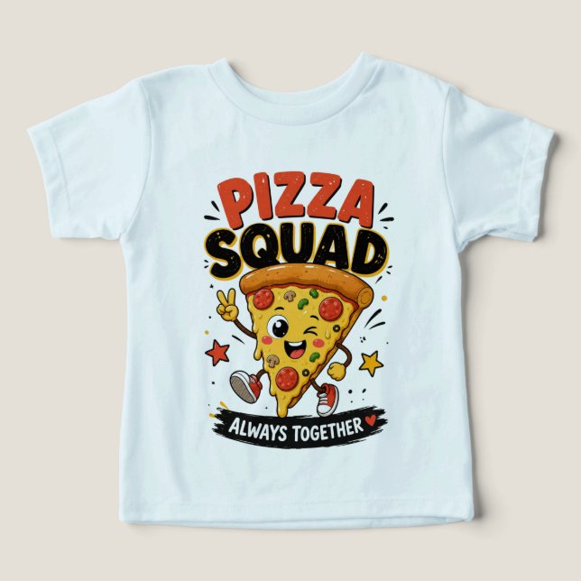 Pizza Squad | Taza divertida con amigos de pizza k (Diseño delantero )