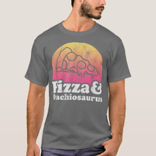 Pizza y Brachiosaurus o Camiseta de Dinosaurio