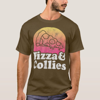 Pizza y collies o camiseta de Collie