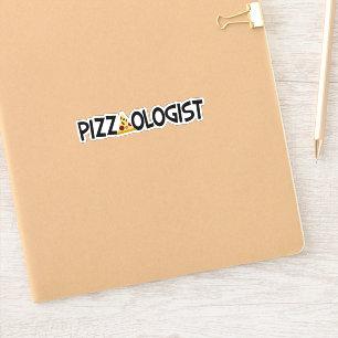 Pizzaóloga - Funny Pizza Pegatina