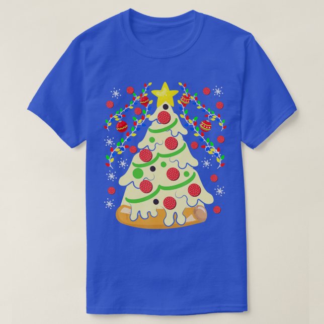 Pizzatree Navidades feos suéter (Diseño del anverso)