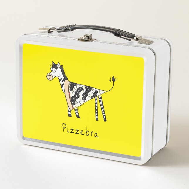 Pizzebra Pizza Zebra Lunch Box (Anverso)