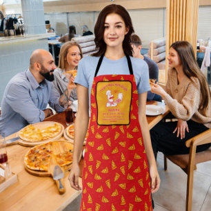 Pizzería personalizada Delantal de chef de pizza d