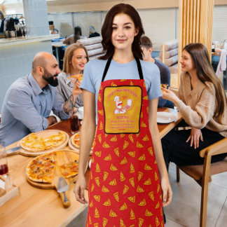 Pizzería personalizada Delantal de chef de pizza d