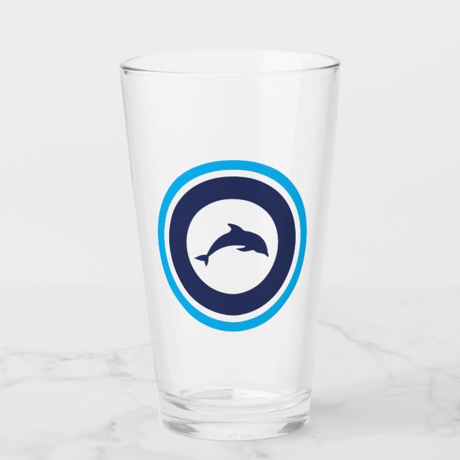 PJK 16oz Glass / dolphin (Anverso)