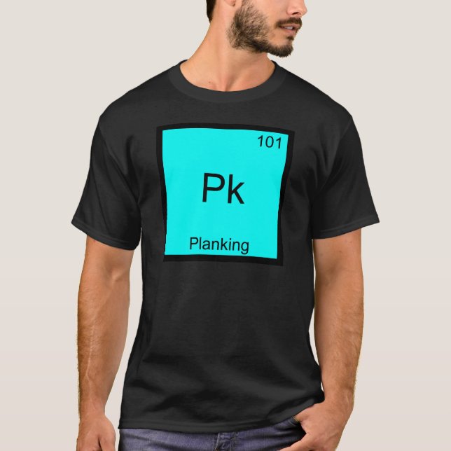 Pk - Camiseta divertida de química con elemento de (Anverso)