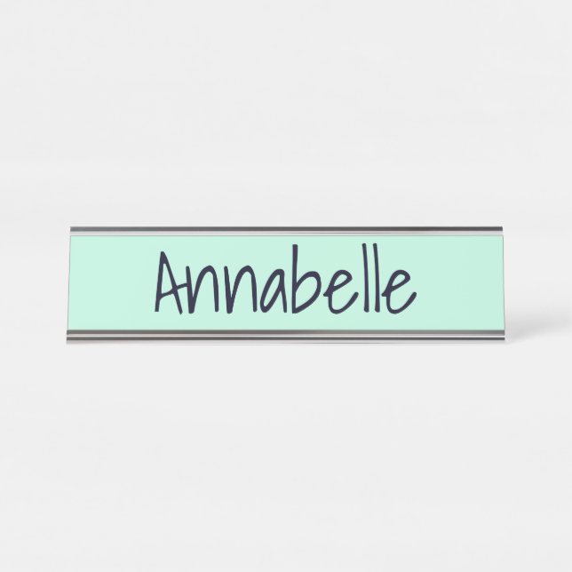 Placa Aero Blue Name (Anverso)