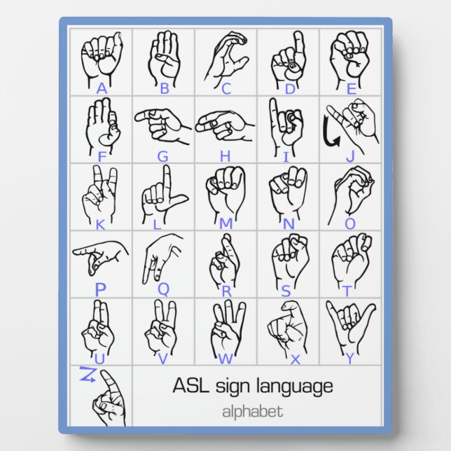 placa ALPHABET en lenguaje Rótulo (Frente)