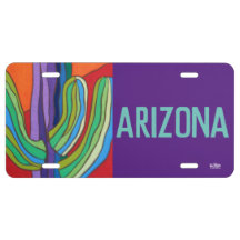 Placa automática de cactus de Arizona