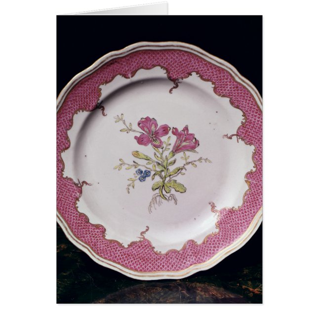 Placa con diseño botánico (Frente)