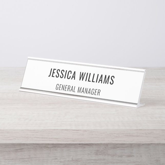 Placa con Nombre Personalizado | Letrero de Nombre (Anverso)
