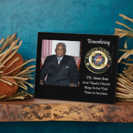 Placa conmemorativa de los Caballeros Templarios