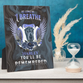 Placa conmemorativa Sharpei Mientras Respire
