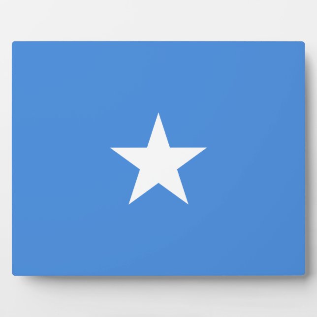 Placa de bandera de Somalia (Frente)