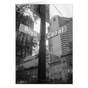 Placa de calle de New Orleans