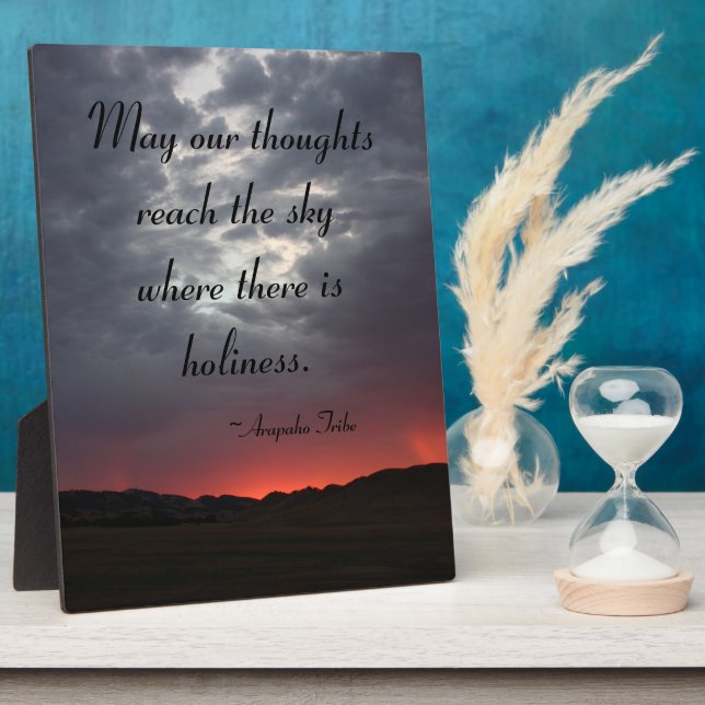 Placa de citas de la India de Arapaho (Lado)