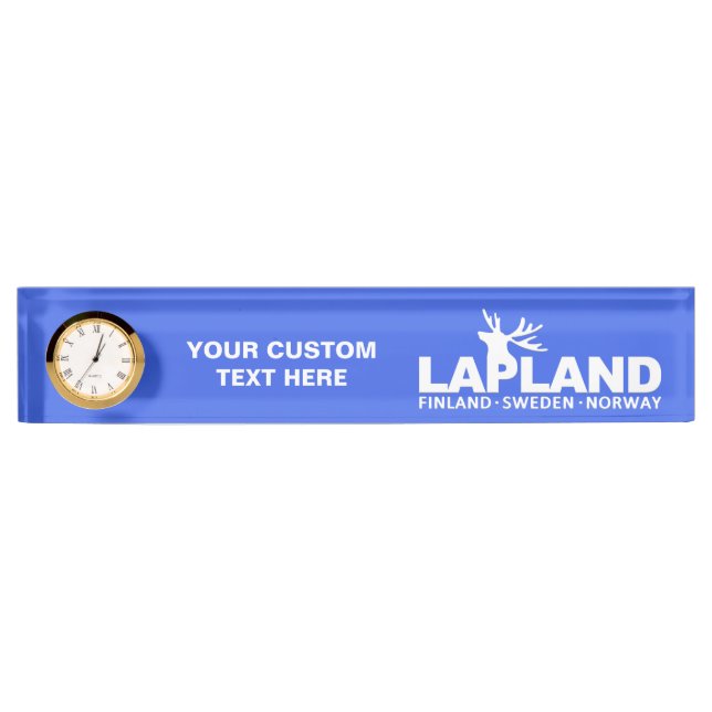 placa de color LAPLAND personalizado (Anverso)