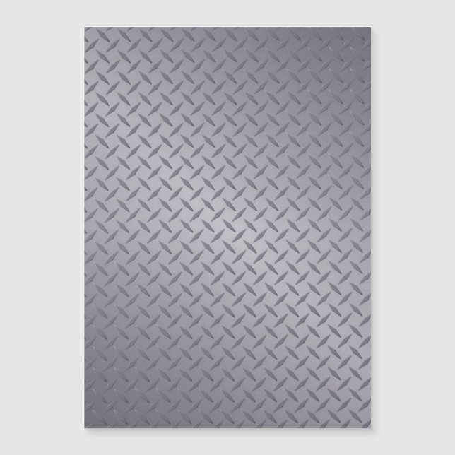 Placa de diamante gris acero (Anverso)