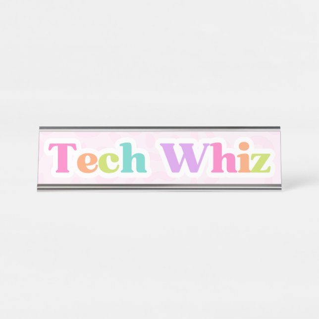 Placa de escritorio Tech Whiz (Anverso)