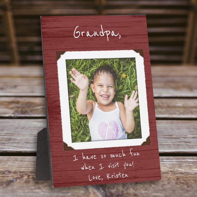 Placa de foto enmarcada para la abuela / el abuelo (Subido por el creador)