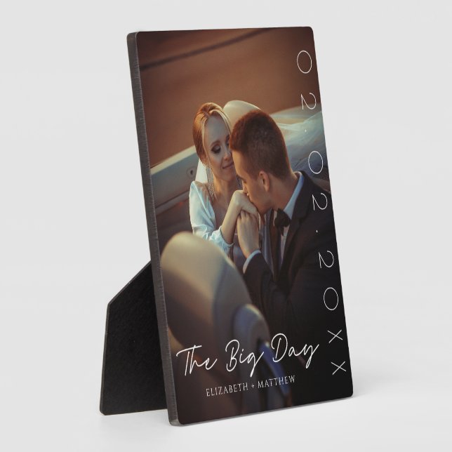 Placa de Fotos Personalizadas de Boda | El Gran Dí (Lado)