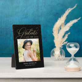 Placa de graduación de COLOR EDITABLE