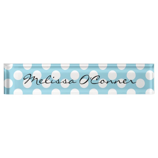 Placa de identificación azul y blanca del lunar (Anverso)