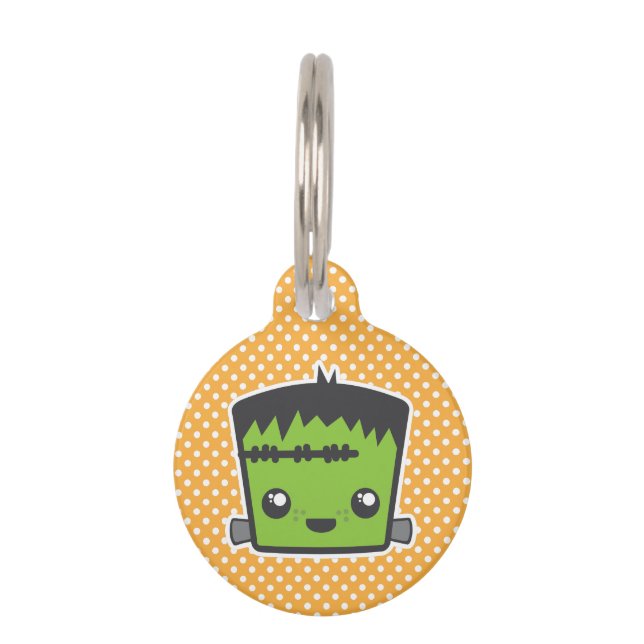 Placa de identificación de Kawaii Frankenstein (Anverso)