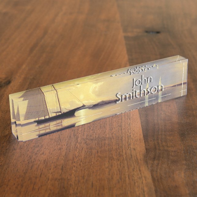 Placa de identificación de las islas del océano de (Lateral)