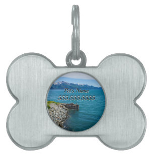 Placa de identificación de mascota de la Bahía de
