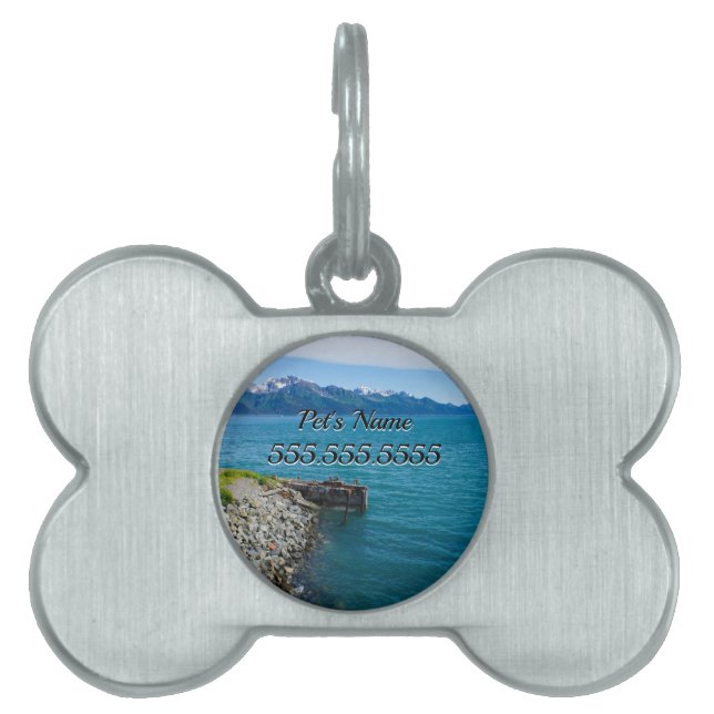 Placa de identificación de mascota de la Bahía de  (Frente)