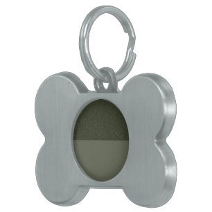 Placa de Identificación de Mascota en Marco Person