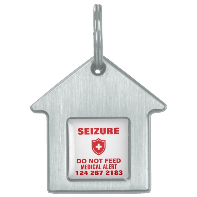 Placa de identificación de perro de crisis persona (Frente)