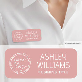 Placa de identificación de personal personalizada