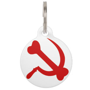 Placa de identificación del hueso y de la hoz