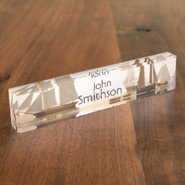 Placa de identificación del mar del océano de los (Lateral)