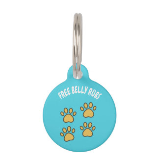 Placa de identificación divertida para mascotas pe