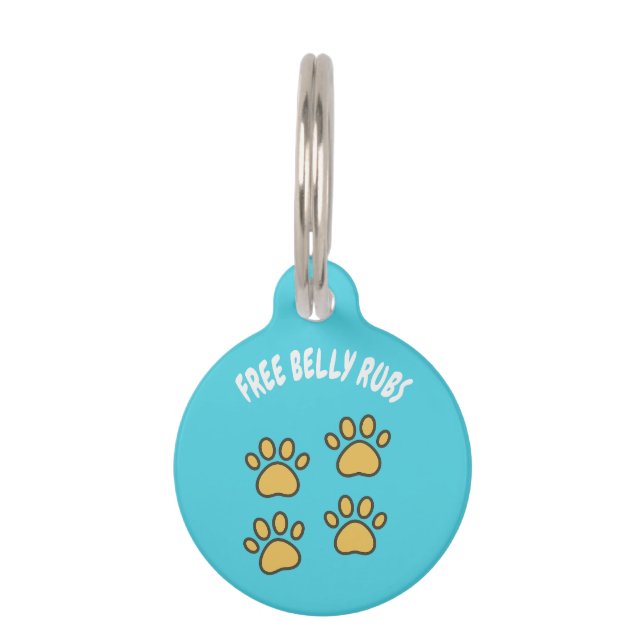 Placa de identificación divertida para mascotas pe (Anverso)