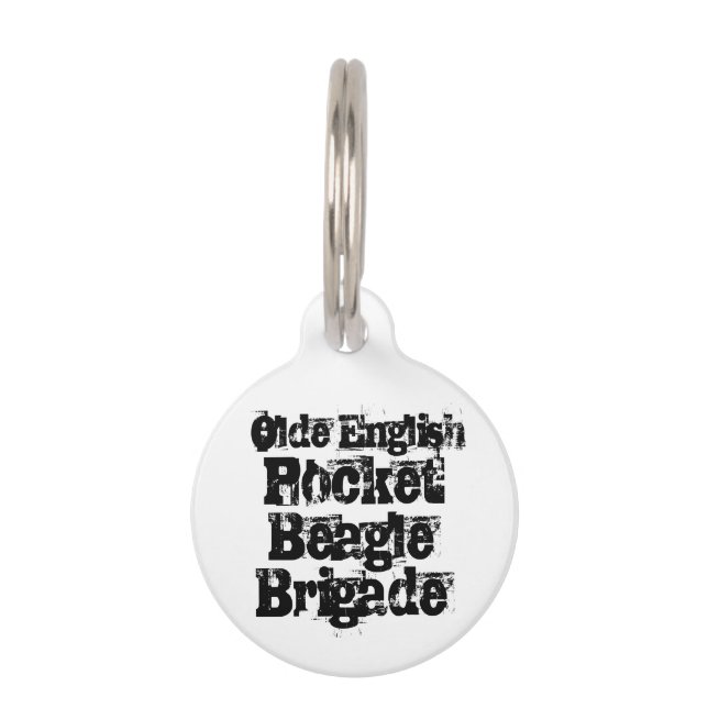 Placa de identificación inglesa de la brigada del (Anverso)