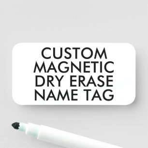 Placa de identificación magnética personalizable d