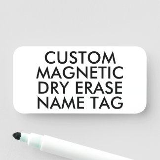 Placa de identificación magnética personalizable d