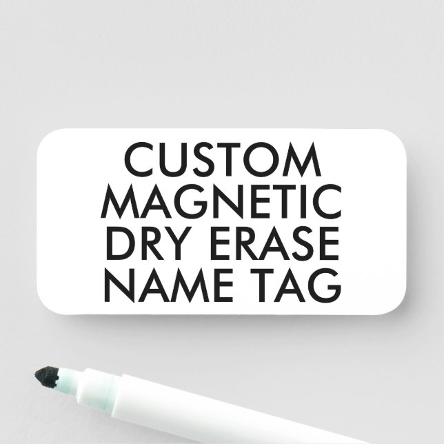 Placa de identificación magnética personalizable d (In situ)