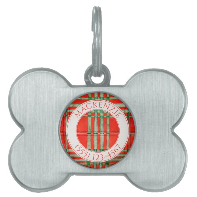 Placa de identificación ósea para mascotas PET LOV (Frente)