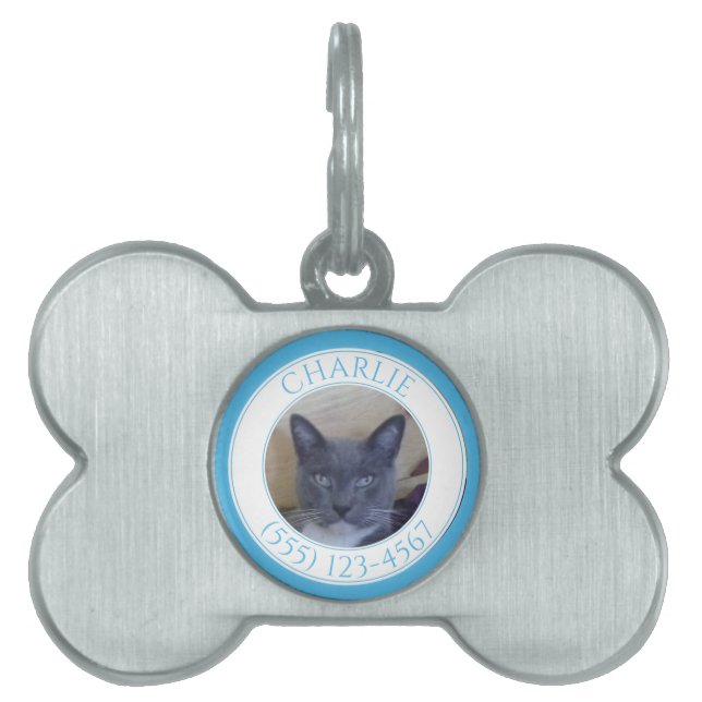 Placa de identificación ósea para mascotas PET LOV (Frente)