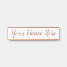 Placa de identificación para el trabajo