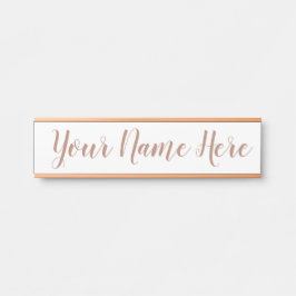 Placa de identificación para el trabajo