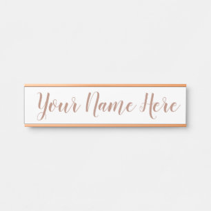 Placa de identificación para el trabajo