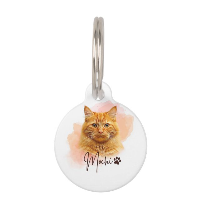 Placa de identificación para mascotas del amante d (Anverso)